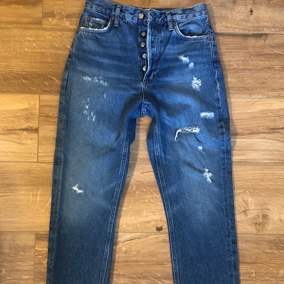 AGOLDE Riley Straight in Lowdown Sz 26 - Picture 12 of 16